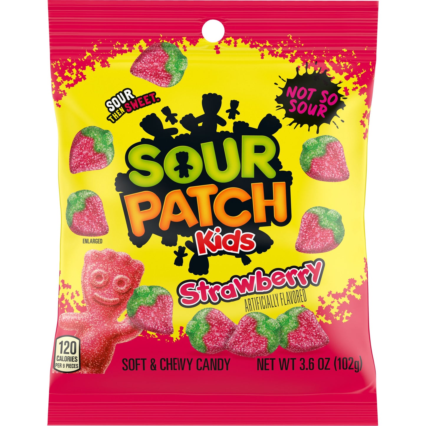 Sour Patch Kids Strawberry Peg 3.6oz 12ct