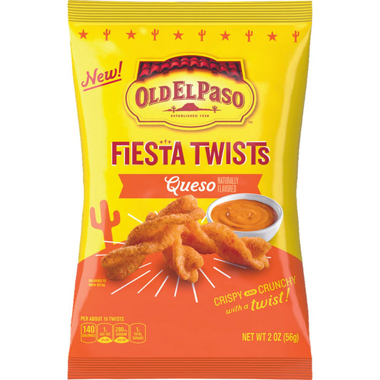 Old El Paso Fiesta Twists Queso 2oz 6ct