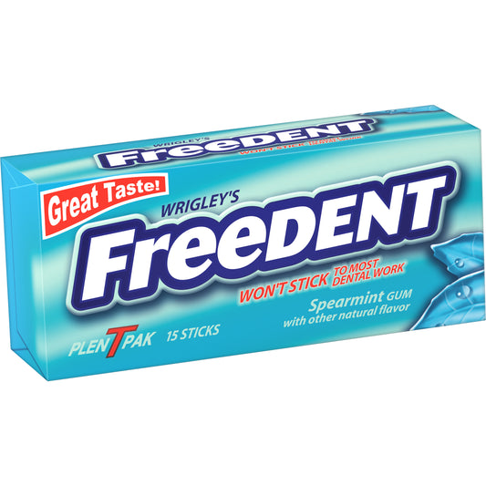 Freedent Plenty Spearmint 15-Sticks 12ct