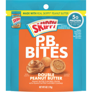 Skippy PB Bites Double Peanut Butter 6oz 8ct