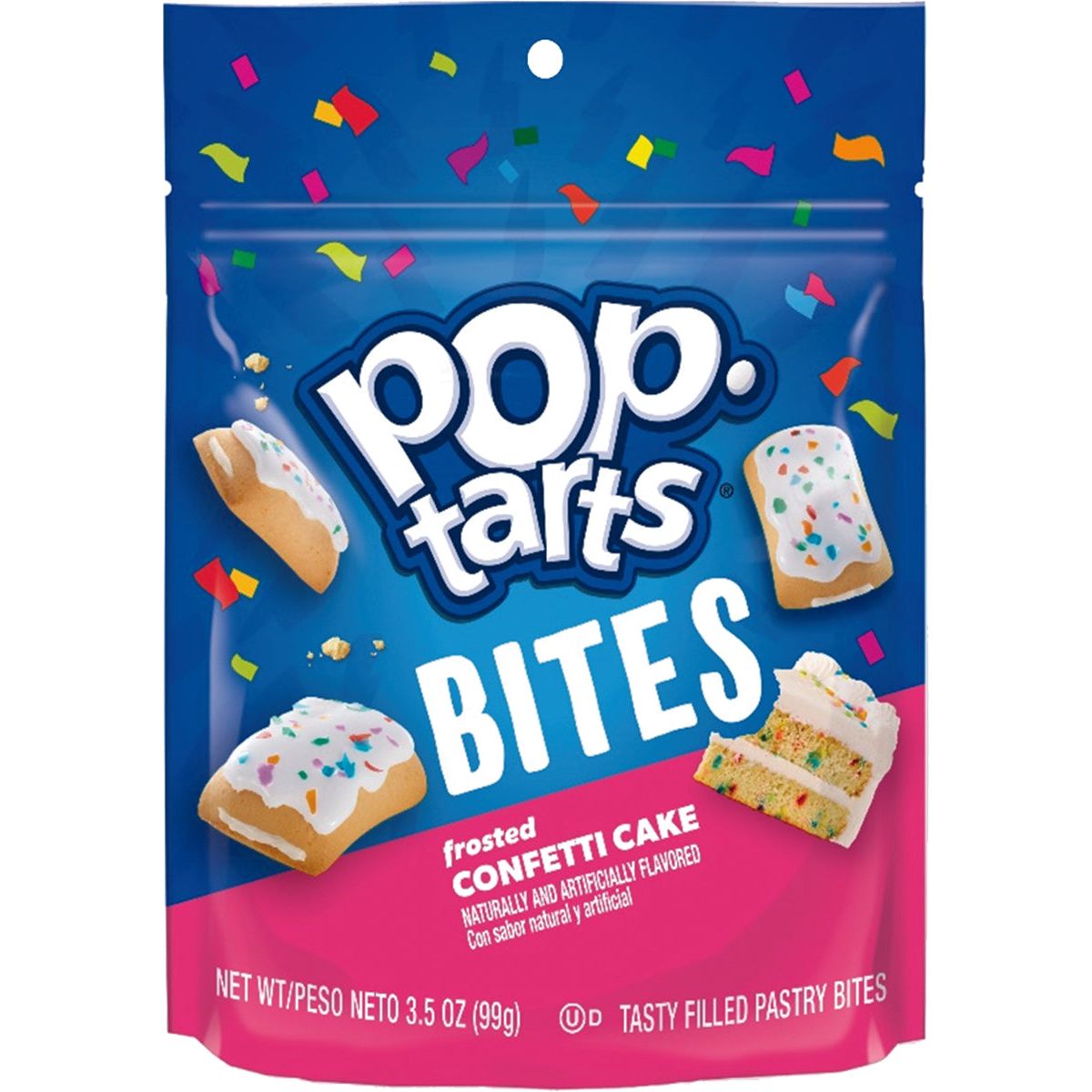 Pop Tarts Bites Frosted Confetti Cake 3.5oz 6ct