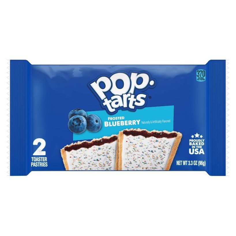 Pop Tarts 2s Frosted Blueberry 3.3oz 6ct