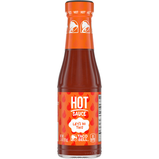 Taco Bell Hot Sauce 7.5oz 12ct