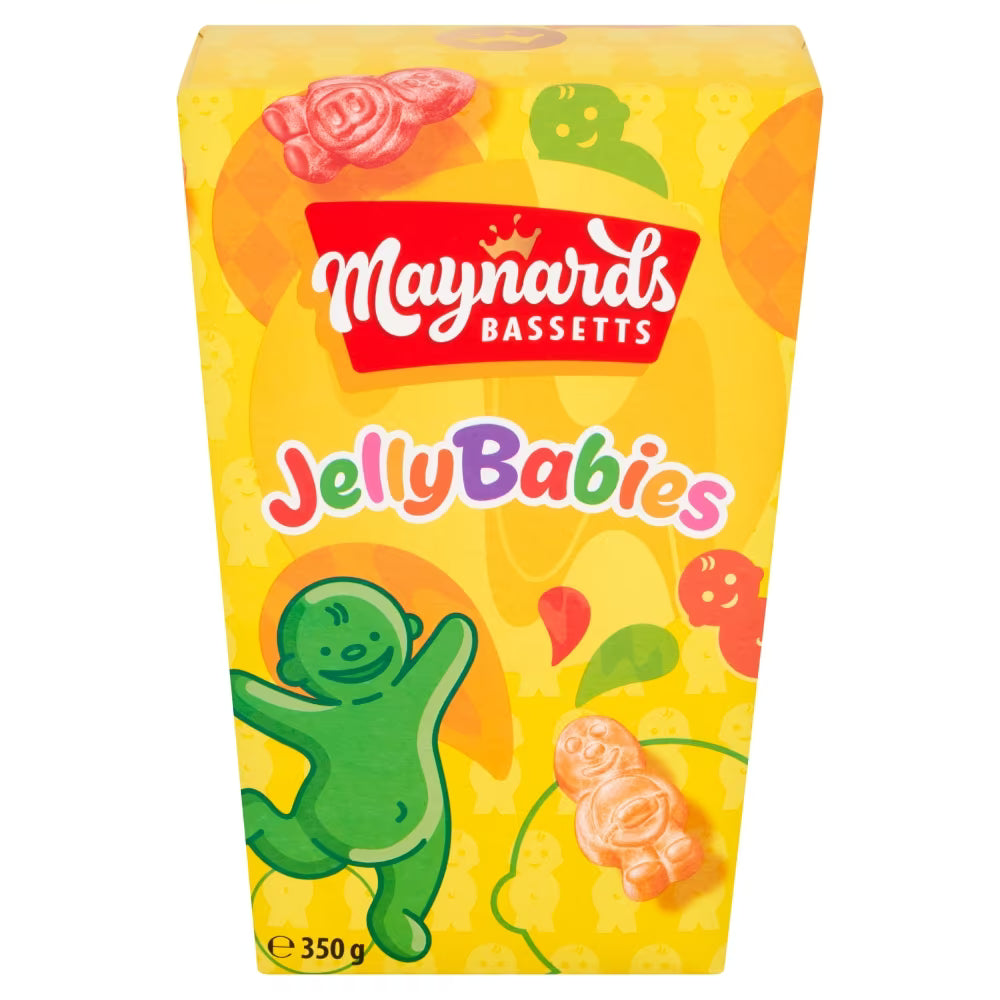 Maynards Bassetts Jelly Babies Sweets Carton 350g 6ct (UK)