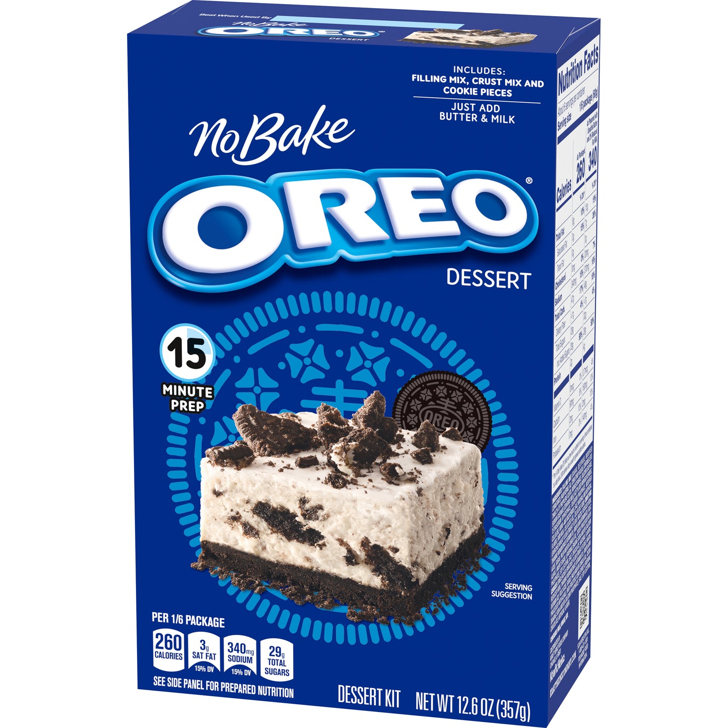 Jell-O No Bake Oreo 12.6oz 6ct