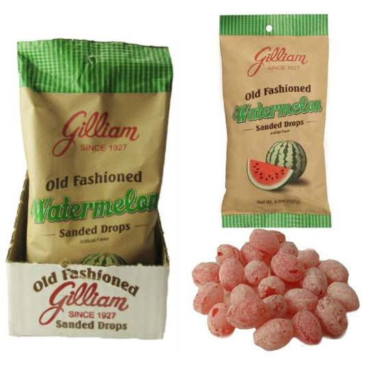 Gilliam Old Fashioned Drops Watermelon 4.5oz 12ct
