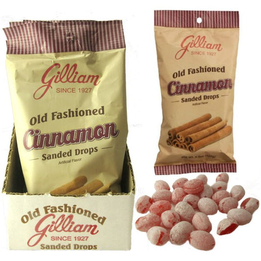 Gilliam Old Fashioned Drops Cinnamon 4.5oz 12ct