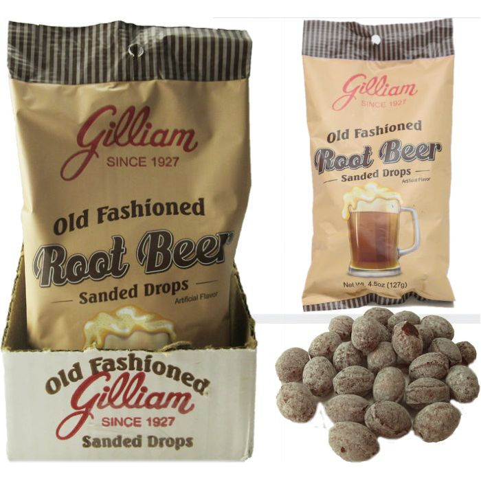 Gilliam Old Fashioned Drops Root Beer 4.5oz 12ct