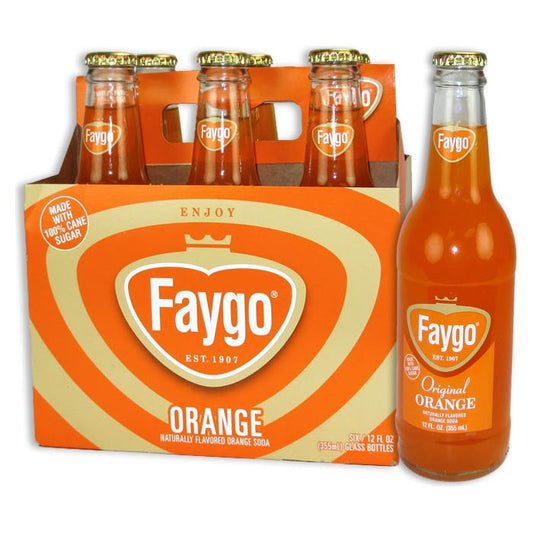 Faygo Prange Soda 4x6PK Glass Bottle 12oz 24ct (Pallet Shipping Only) (Shipping Extra, Click for Details)
