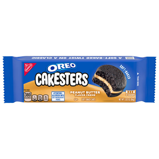Oreo Cakesters Peanut Butter 3.03oz 8ct