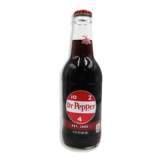 Dr Pepper Throwback Glass Bottle 12oz 24ct (Pallet Shipping Only) (Shipping Extra, Click for Details)