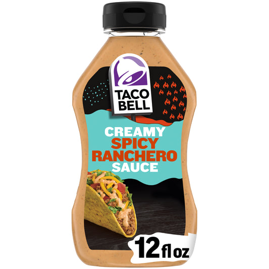 Taco Bell Creamy Spicy Ranchero Sauce 12oz 8ct