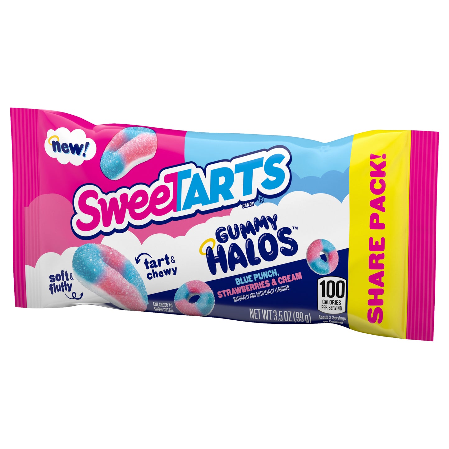 Sweetarts Gummy Halos Share Pack 3.5oz 12ct