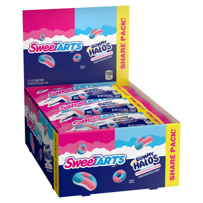 Sweetarts Gummy Halos Share Pack 3.5oz 12ct