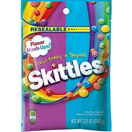 Skittles Mashups Wild Berry Tropical 7.2oz 12ct