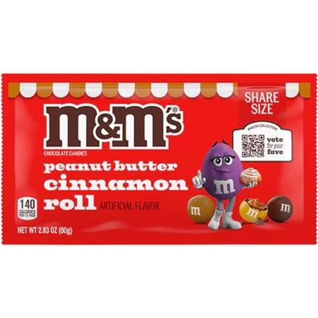 M&M's Bag Cinnamon Roll King 3.27oz 24ct