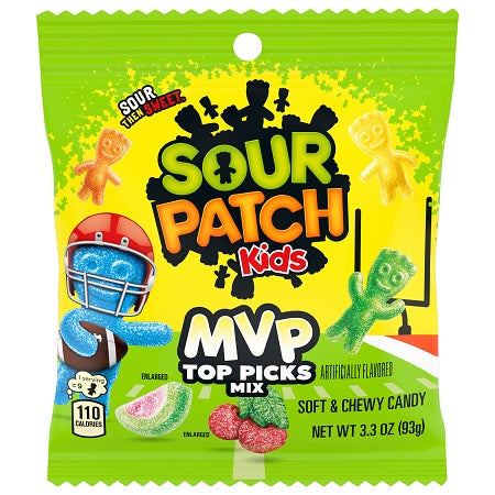 Sour Patch Kids MVP Mix Peg 3.3oz 12ct