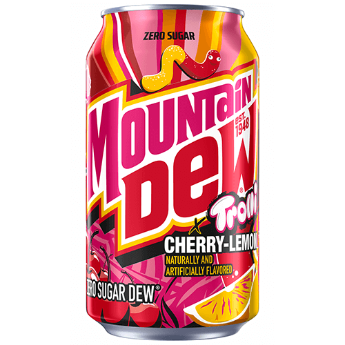 Mountain Dew Trolli Cherry Lemon Zero 12oz 12ct (Shipping Extra, Click for Details)