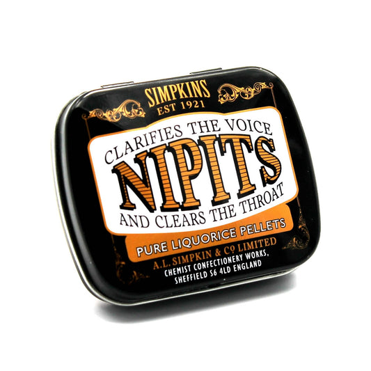 Nipits Original Liquorice Pellets 12g 18ct (UK)