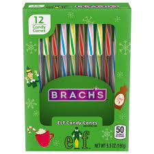 Brach's Elf Candy Canes 12pcs 5.3 oz 12ct