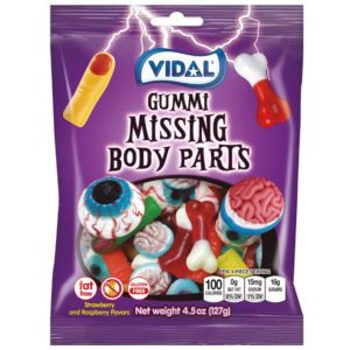 Vidal Halloween Missing Body Parts Peg Bags 4.50oz 14ct