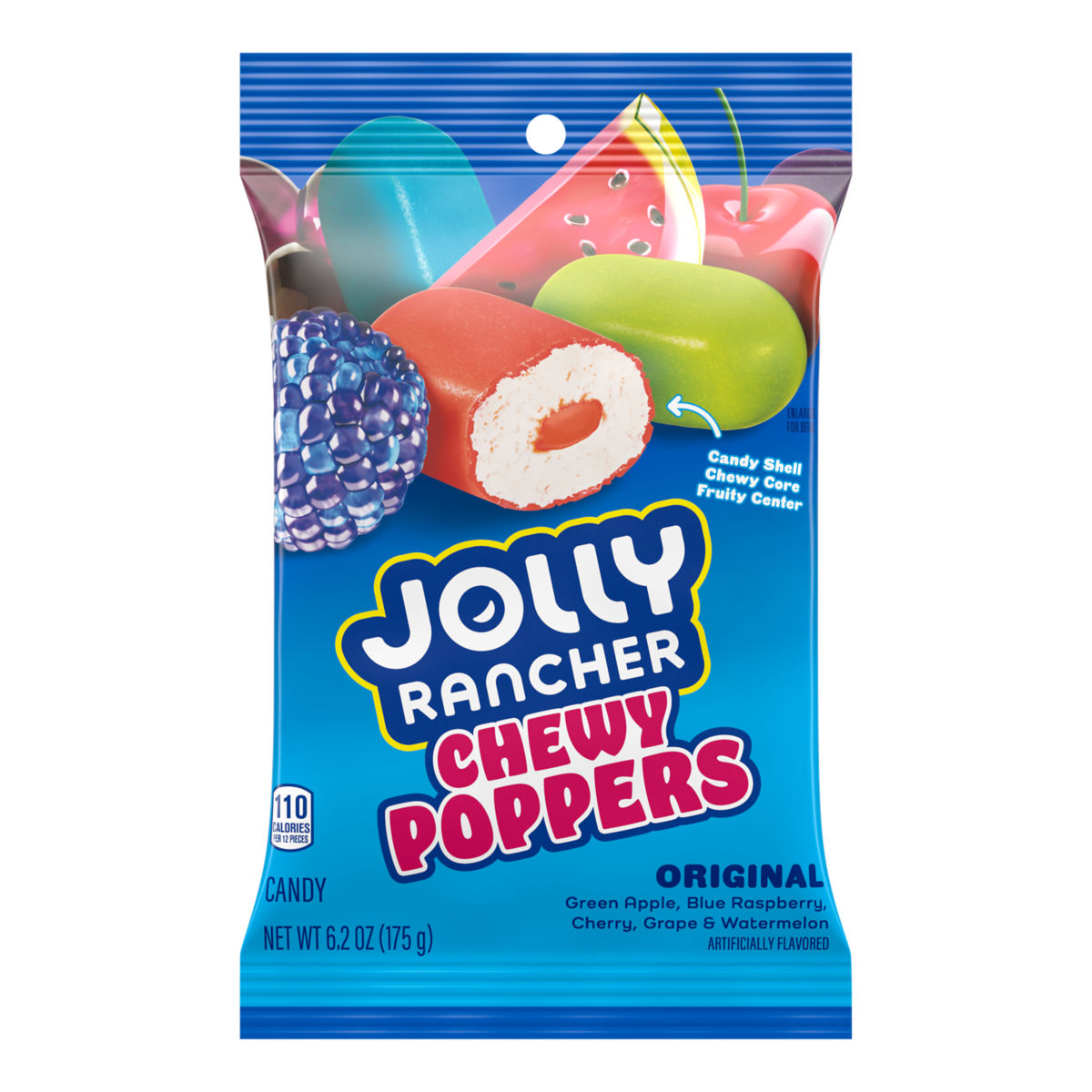 Jolly Rancher Chewy Poppers 6.2oz (176g) 12ct