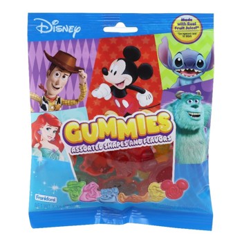 Best of Disney Gummies With Fruit Juice Peg Bag 4oz 12ct