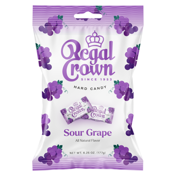 Regal Crown Bags Sour Grape 6.25oz 12ct
