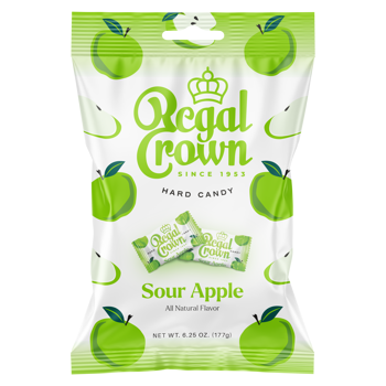 Regal Crown Bags Sour Apple 6.25oz 12ct