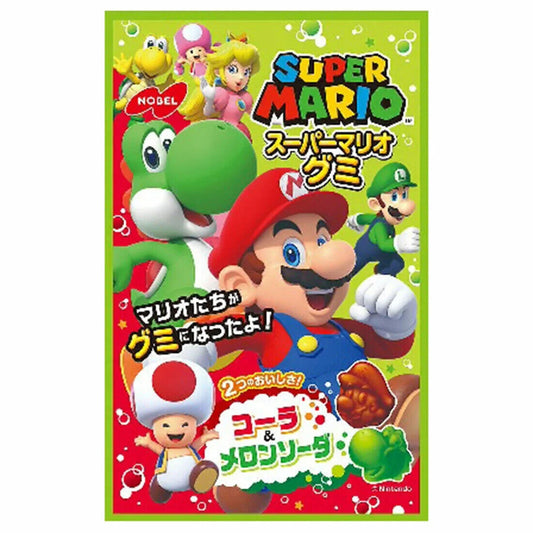 Nobel Super Mario Mix Gummy Candy 50g 6ct (Japan)