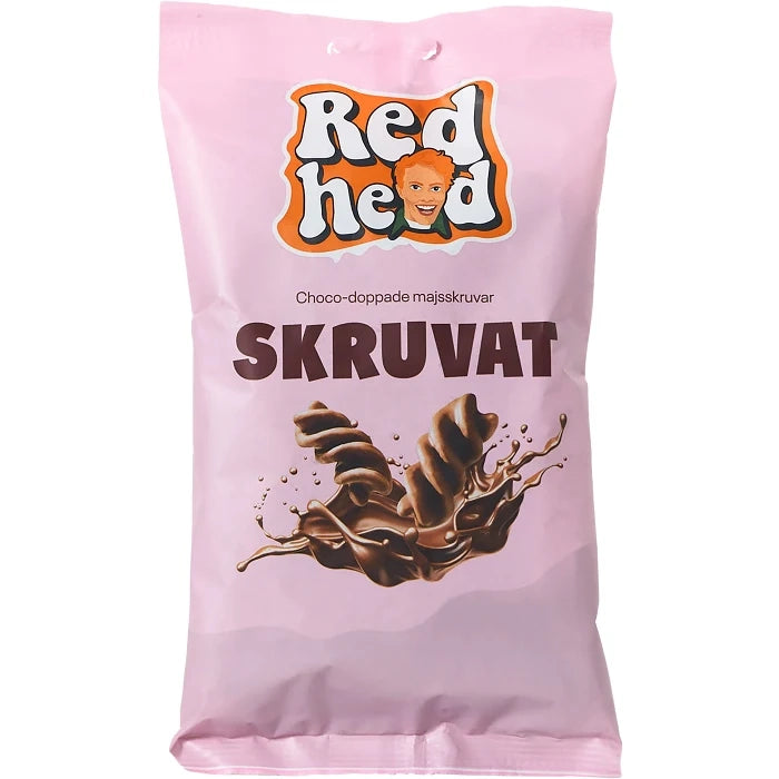 Redhead Skruvat Chocolate Twist 100g 10ct (Sweden)