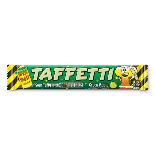 Toxic Waste Taffetti Green Apple .7oz 24ct