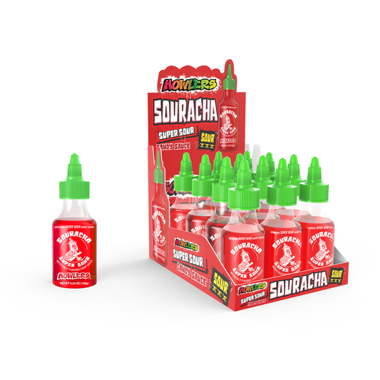 Howlers Souracha Super Sour Candy Sauce 4.23oz 12ct