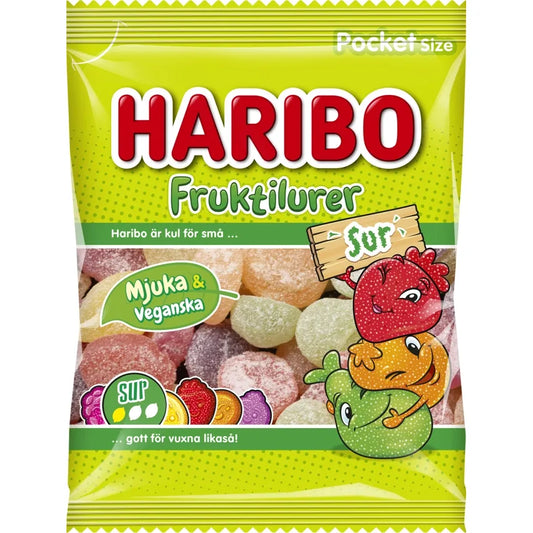 Haribo Sour Fruits 75g 24ct (Sweden)