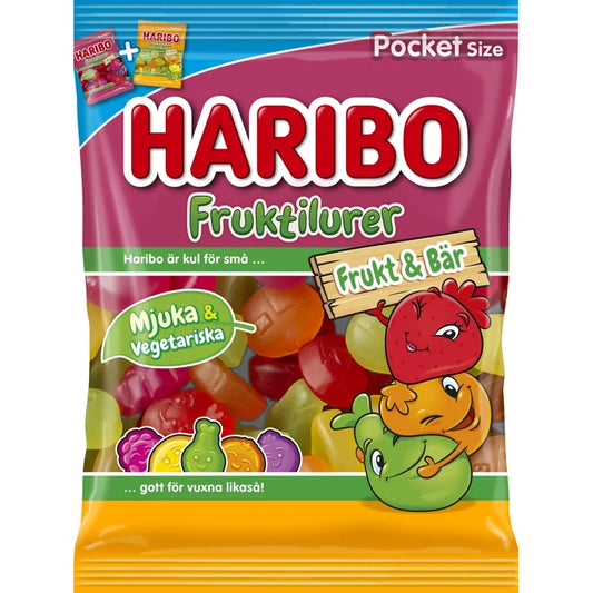 Haribo Fruit and Berries 80g 24ct (Sweden)