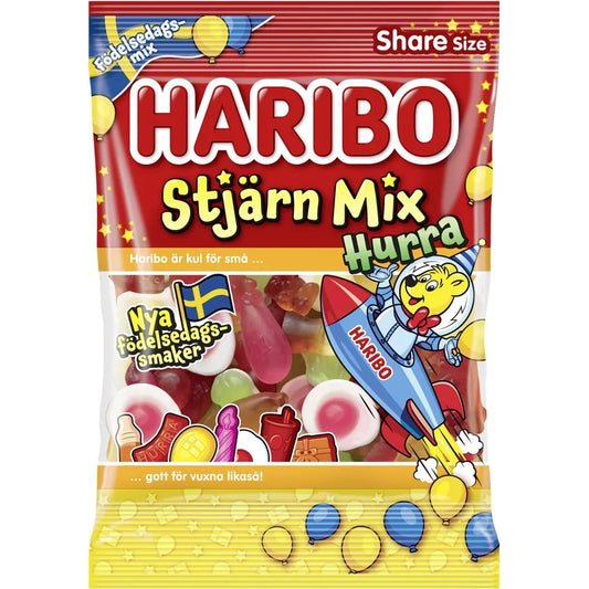 Haribo Starmix Hurray 170g 14ct (Sweden)
