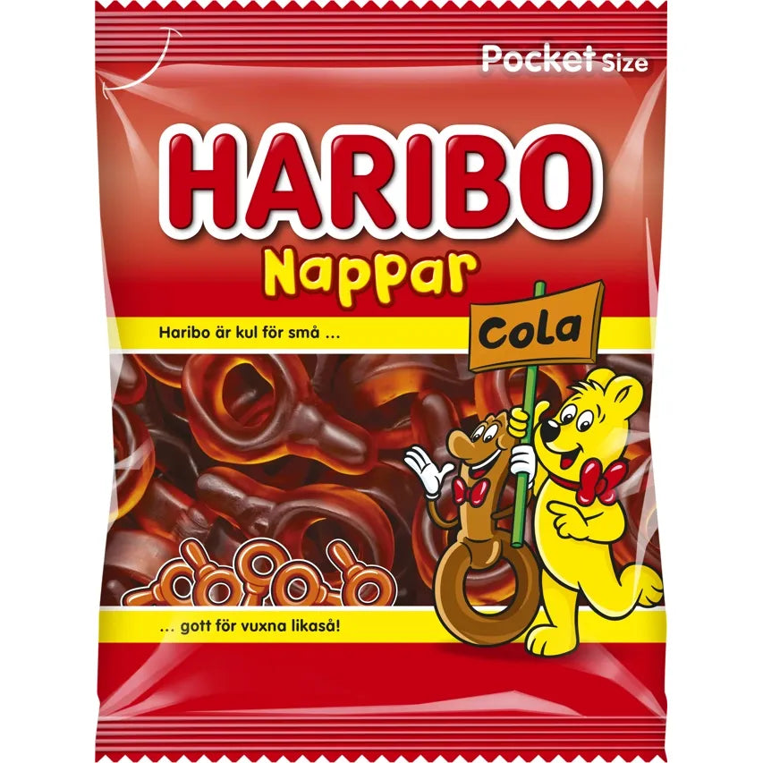 Haribo Cola Keys 80g 24ct (Sweden)