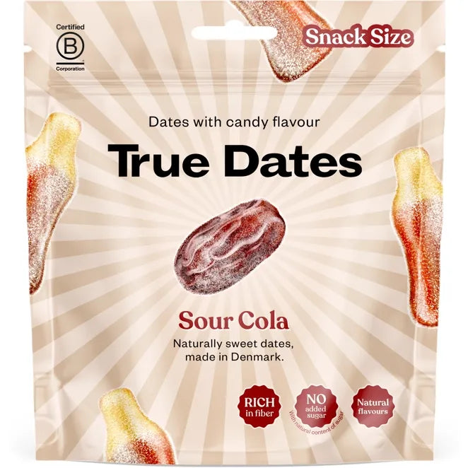 True Dates Sour Cola 70g 12ct (Sweden)