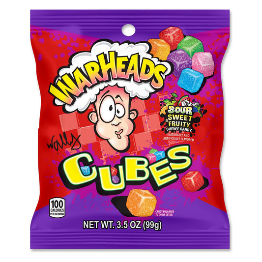Warheads Cubes 3.5oz 12ct