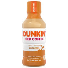 Dunkin' Iced Coffee Caramel 13.7oz 12ct (Shipping Extra, Click for Details)