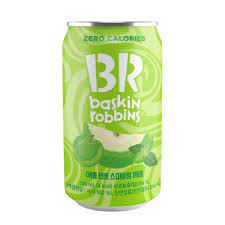 Baskin Robbins Soda - Apple Mint 330ml 24ct (Korea) (Shipping Extra, Click for Details)