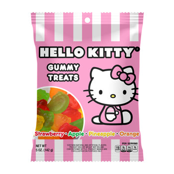 Hello Kitty Fruit Gummi Treats Peg Bag 5oz 12oz