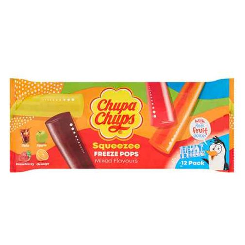 Chupa Chups Squeeze Freeze Pops 12-pack 540ml 15ct (Europe)
