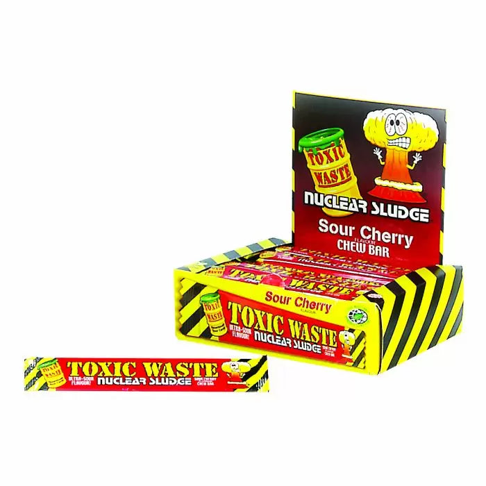 Toxic Waste Sour Cherry Chew Bars 20g 50ct (UK)