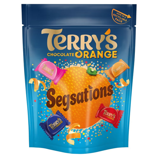 Terry's Chocolate Orange Segsations Pouch 300g 6ct (UK)