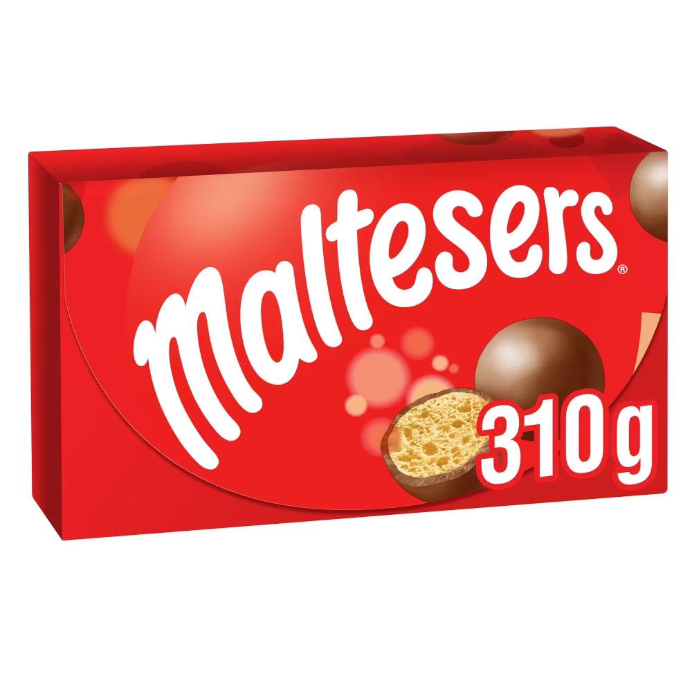 Maltesers Milk Chocolate & Honeycomb Gift Box of Chocolates Fairtrade 310g 7ct (UK)