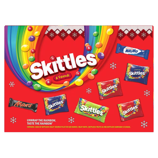 Skittles and Friends Sweets Medium Christmas Selection Box 150g 9ct (UK)