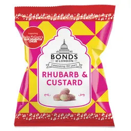 Bonds Rhubarb & Custard Bags 130g 12ct (UK)
