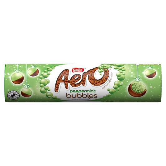 Aero Bubbles Peppermint Chocolate Giant Tube 70g 15ct (UK)