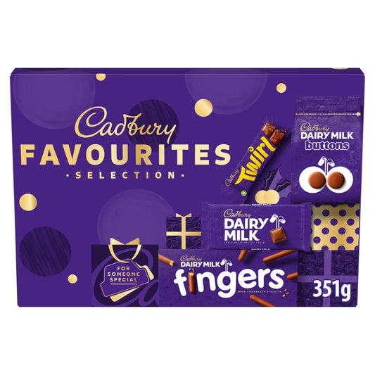 Cadbury Chocolate Favourites Christmas Selection Box 351g 7ct (UK)
